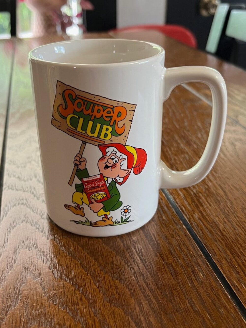 Vintage 1988 Viletta Souper Club Mug Lipton Cup-A-Soup Keebler Elf Japan